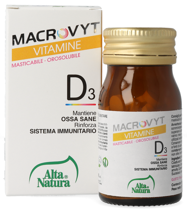 Image of Macrovyt vitamina d3 veg 60 compresse orosolubili cod085