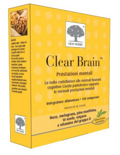 Clear brain 120 compresse - NEW NORDIC | Clubfarma