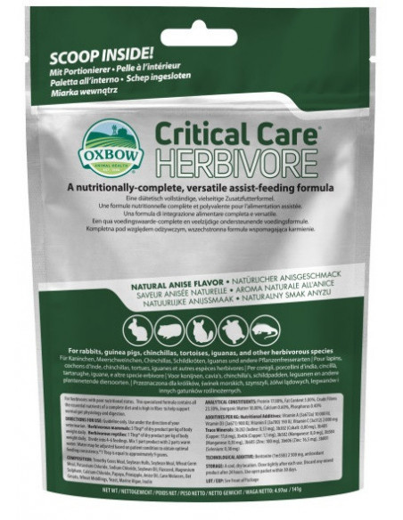 Critical care herbivore 141 g