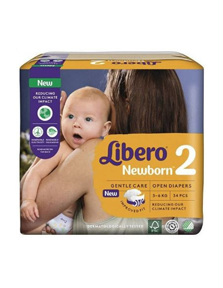 Libero newborn 2 3-6 kg 34pz