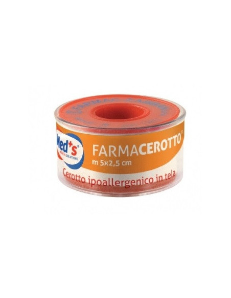 Cerotto meds ipoallergenico tela 500x2,5cm ssr