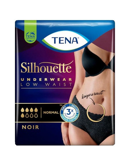 Tena silhouette noir m 10 pezzi