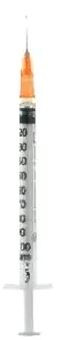 Image of Siringa per insulina extrafine 1ml 100 ui ago removibile 26 gauge 0,45x12 mm 1 pezzo cod085