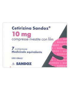 Cetirizina sand*7 compresse riv 10mg - SANDOZ | Clubfarma