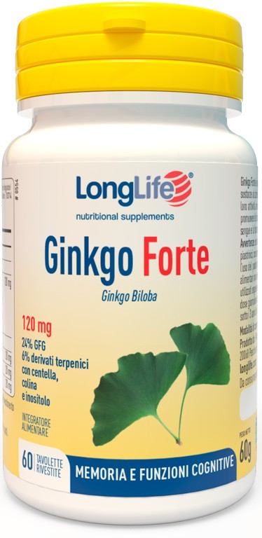 Image of Longlife ginkgo forte 60 tavolette cod085