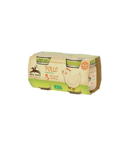 Omogeneizzato pollo bio 2x80g