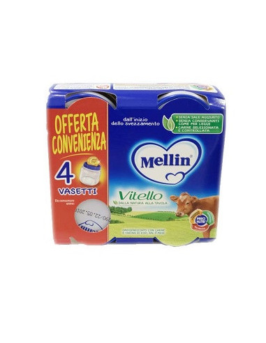 Mellin omog vitello 4x80g