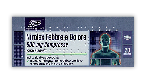 Image of Nirolex febbre dol*20cpr 500mg cod085