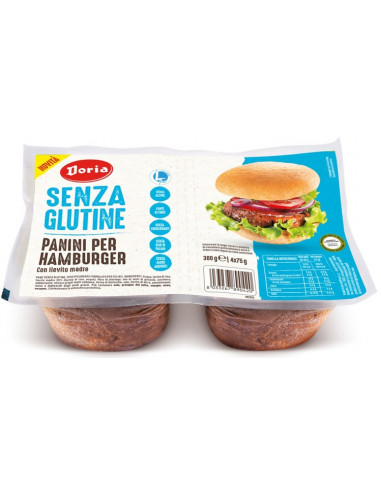 Doria panini hamburger 4x50g