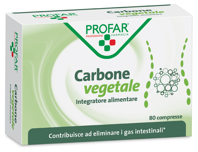 Profar carbone vegetale 80cpr