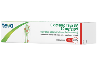 Image of Diclofenac teva*gel 60g 1% cod085