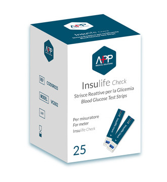 Insulife check str glicem 25pz