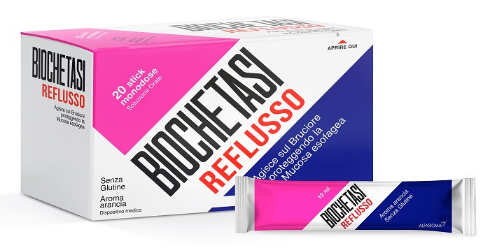 Image of Biochetasi reflusso aroma arancia 20 stick cod085