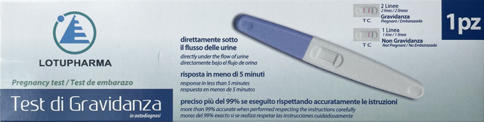 Image of Lotupharma test di gravidanza cod085