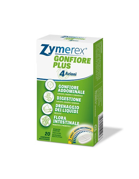 Zymerex gonfiore plus 20 compresse