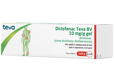 Image of Diclofenac teva*gel 120g 1% cod085