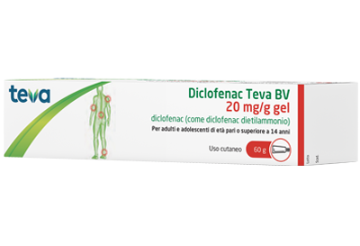 Image of Diclofenac teva*gel 60g 2% cod085