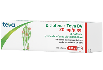 Image of Diclofenac teva*gel 100g 2% cod085