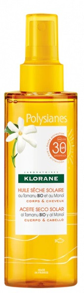 Image of Klorane olio secco sol spf30 cod085