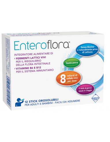 Enteroflora 12stick orosolub