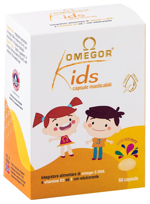 Omegor kids tutti frutti 60cps