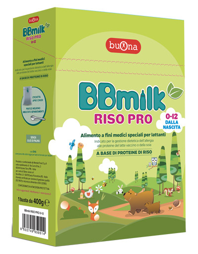 Bbmilk riso pro 0-12 400g