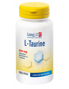 Ltaurine 500mg 100 capsule phoenix - LONG LIFE | Clubfarma