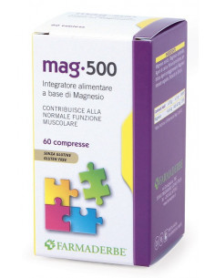 Nutra magnesio 500 60 compresse 72g | Clubfarma