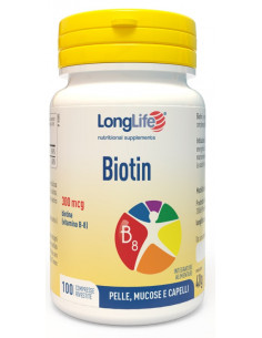 Biotin 100 compresse 40g longlife