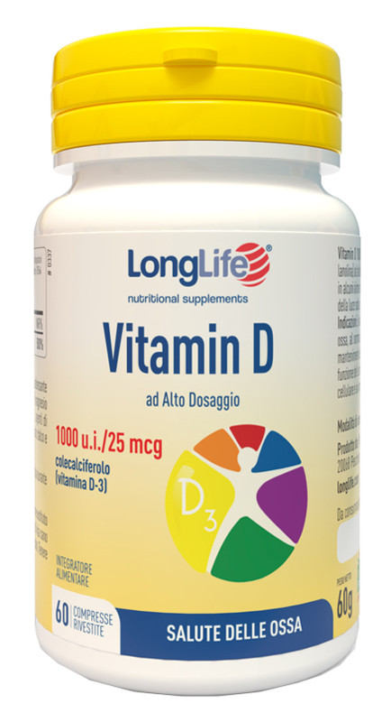 Vit d3 1000ui 60cpr longlife