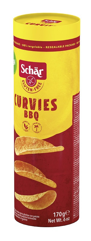 Schar curvies bbq 170g