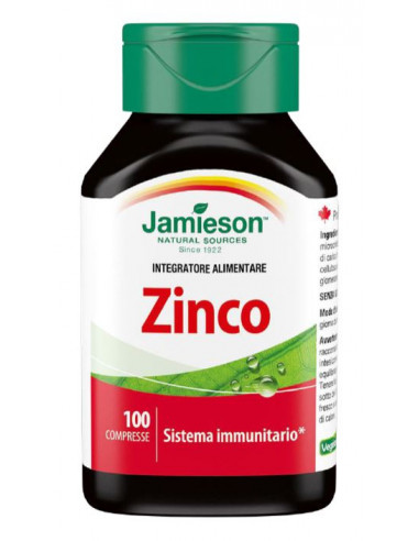 Jamieson zinco 100cpr