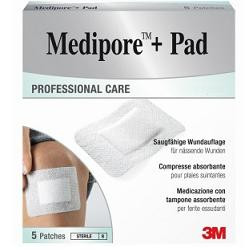 Medipore piu pad med 5x7,2cm 5pz