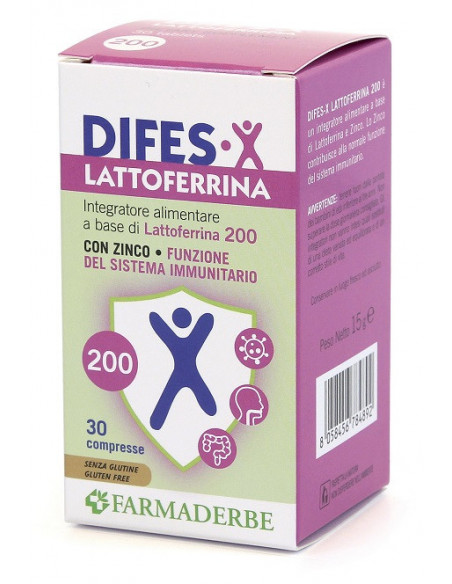 Difes-x lattoferrina 200 30 compresse