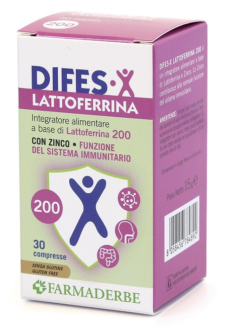 Difes-x lattoferrina 200 30cpr