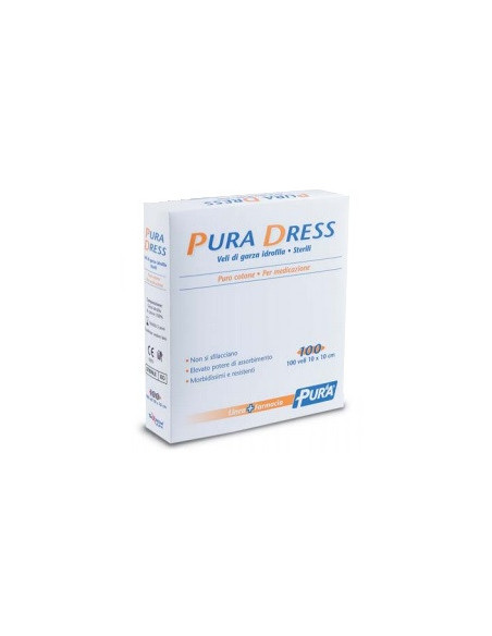 Garza pura dress 10x10cm 100pz