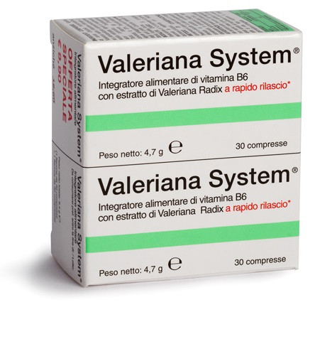 Valeriana system 30cpr piu 30cpr