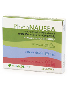 Phyto nausea 15 capsule - FARMADERBE | Clubfarma
