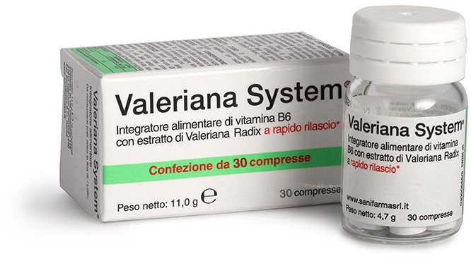 Image of Valeriana system*30 cpr cod085