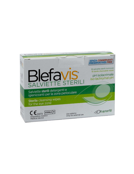 Blefavis salviette sterili18pz
