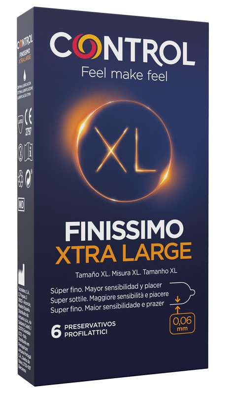 Image of Control finissimo orig xl 6pz cod085