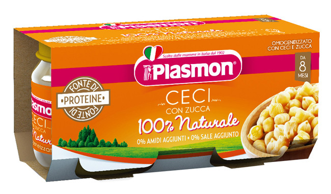 Plasmon omog ceci zucca 2x80g