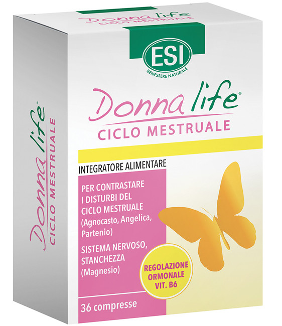 Esi Donna Life ciclo mestruale contro i disturbi del ciclo mestruale 36 compresse