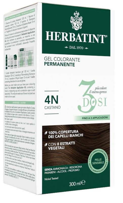 Herbatint 3dosi 4n 300ml