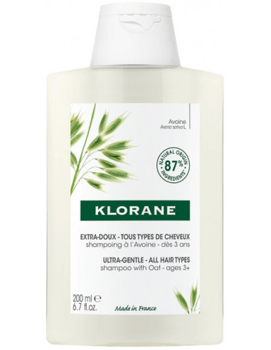 Klorane shampoo ltt avena200ml