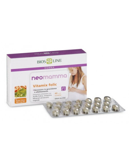 Neomamma vitamix folic 40 compresse