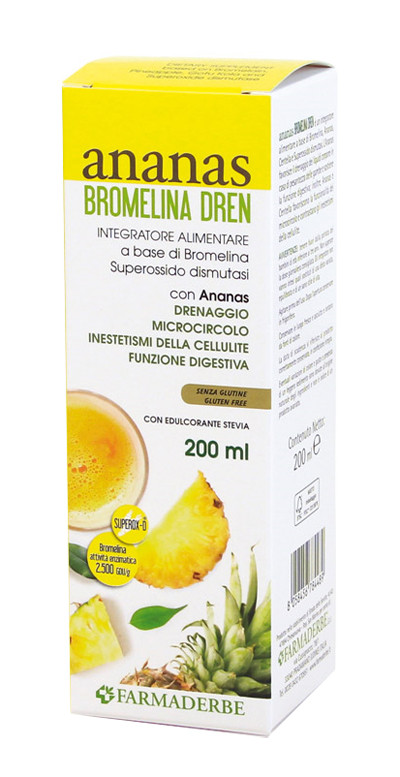 Image of Ananas bromelina dren 200ml cod085