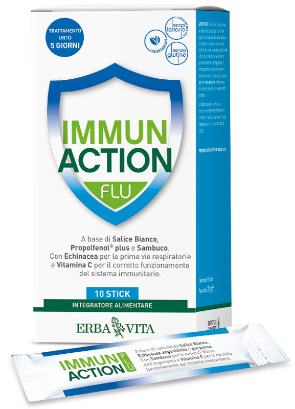 Image of Immun action flu 10stickpack cod085