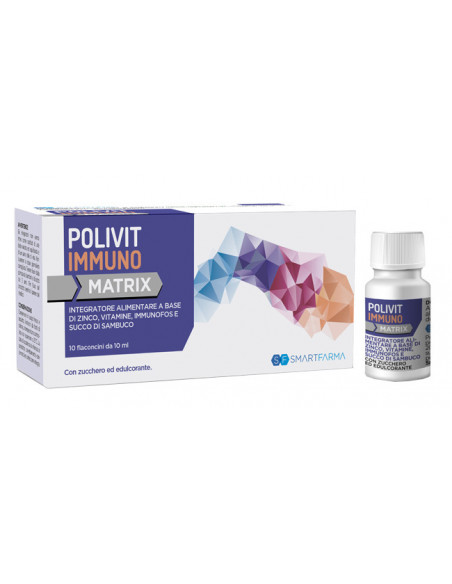 Polivit immuno matrix 10 flaconcini