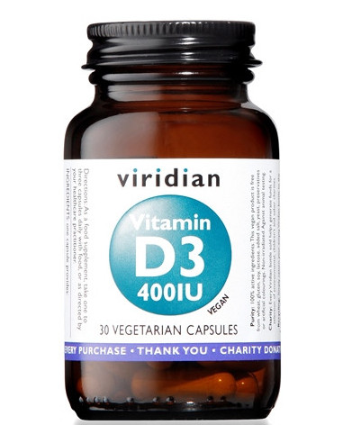 Vitamin d3 400iu 30 capsule veg